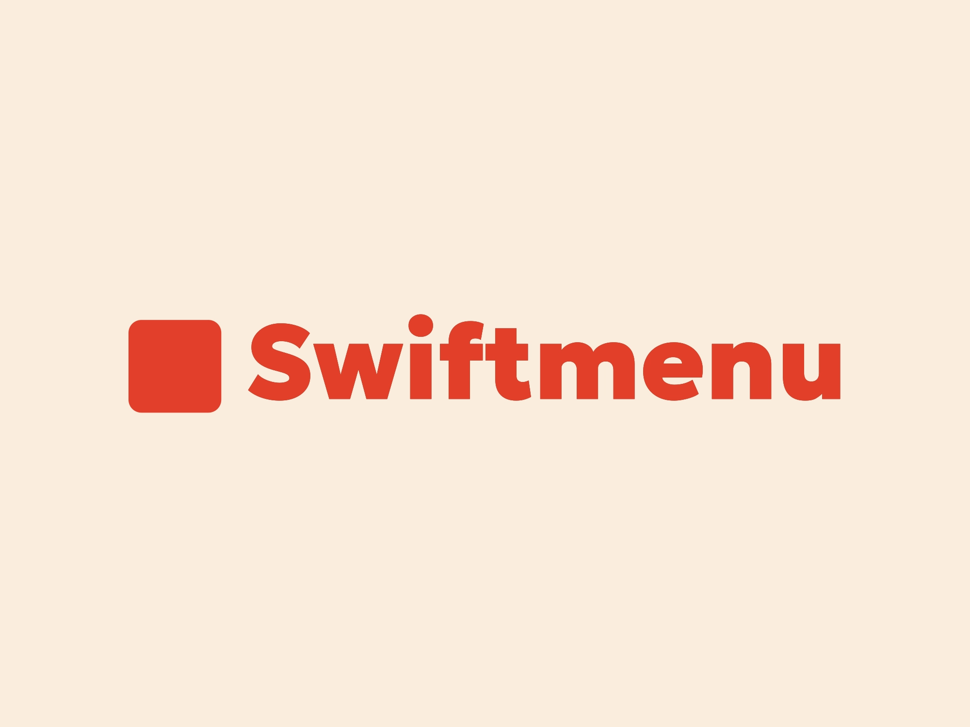 SwiftMenu Logo